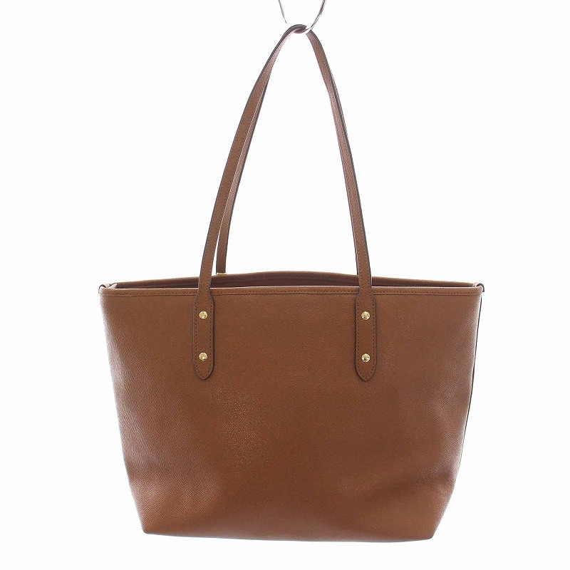 コーチ COACH シティ トートバッグ レザー 茶 ブラウン F58846 /YM  