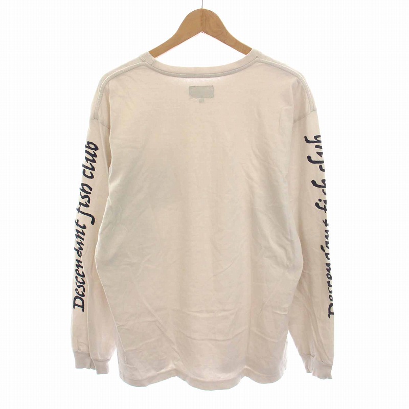 ディセンダント DESCENDANT FISH CLUB CREW NECK LS クルー