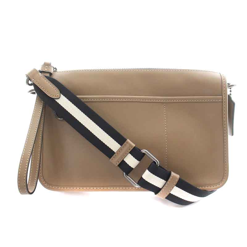 コーチ COACH ショルダーバッグ クラッチ セカンド 2WAY レザー  