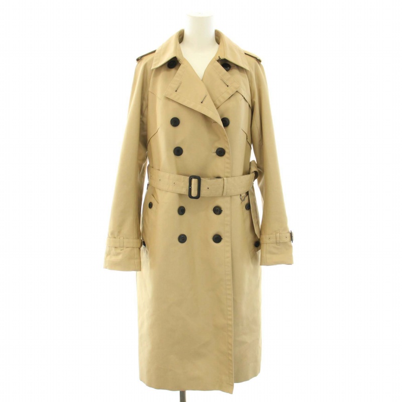 極美品☆アクアスキュータム トレンチコート ライナー ブルー クラブ  