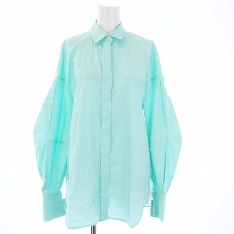 エンフォルド ENFOLD 23AW SOLID-SLEEVE SHIRT シャツ ブラウス 長袖 