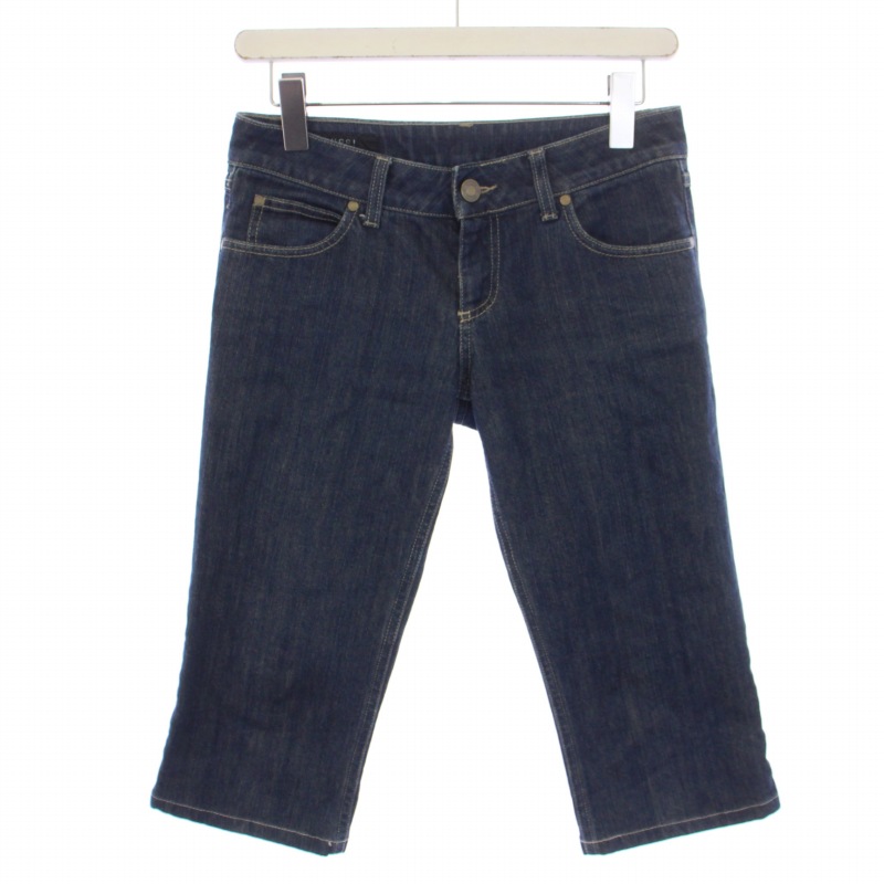 グッチ GUCCI クロップドパンツ デニムパンツ ジーンズ ジップフライ  