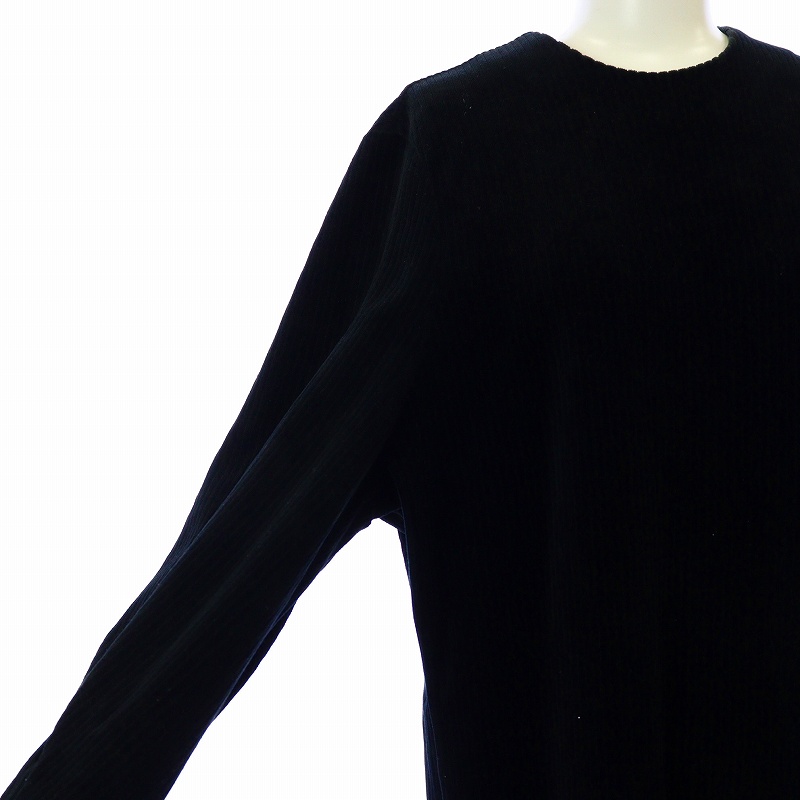 マメクロゴウチ Mame Kurogouchi 21AW Ribbed Velour Jersey Dress  