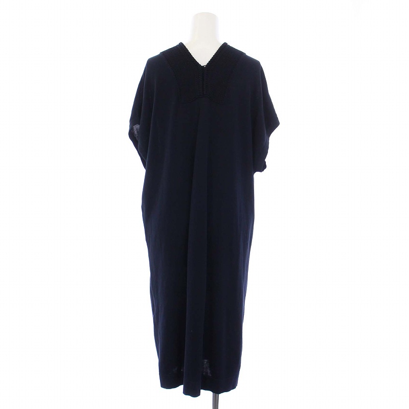 エルメス HERMES ネイビーニットワンピース