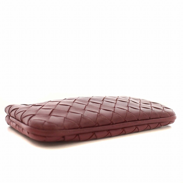 Bottega Veneta コインケース　イントレチャート　赤 ボッテガヴェネタ BOTTEGA VENETA イントレチャート 小銭入れ