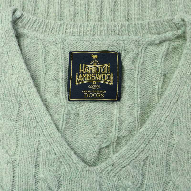 新品未使用HAMILTON LAMBS WOOL DOORS SWEATER