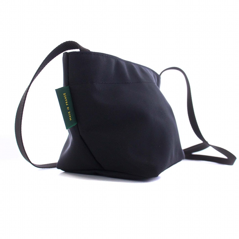 エルベシャプリエ ショルダーバッグ ナイロン ノワール エルベ