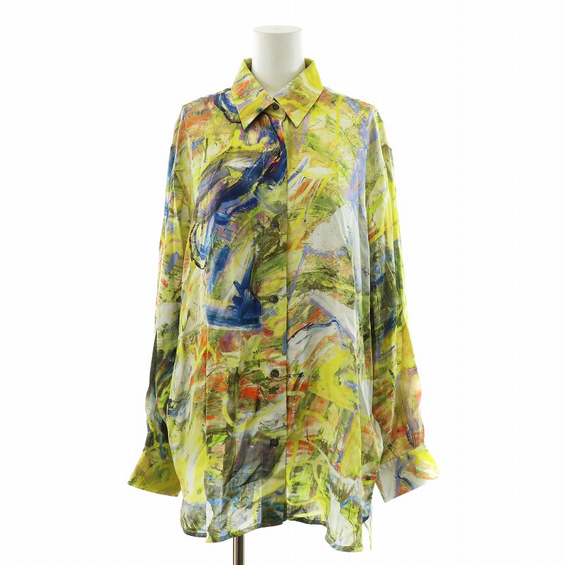 ディーゼル DIESEL 23SS シャツ ブラウス 長袖 オールオーバープリント