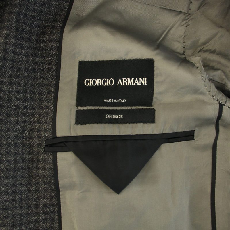 Giorgio Armani ヘリンボーン テーラードジャケット XL 391222_1.jpg
