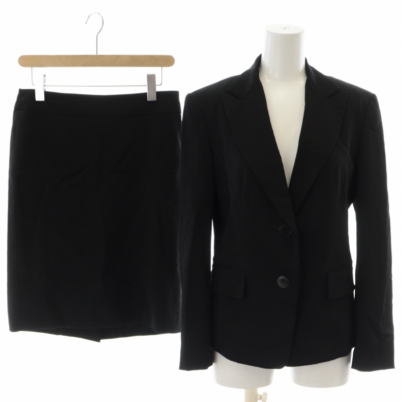 ダナキャランニューヨークDKNY【スカートスーツ上下セット】黒