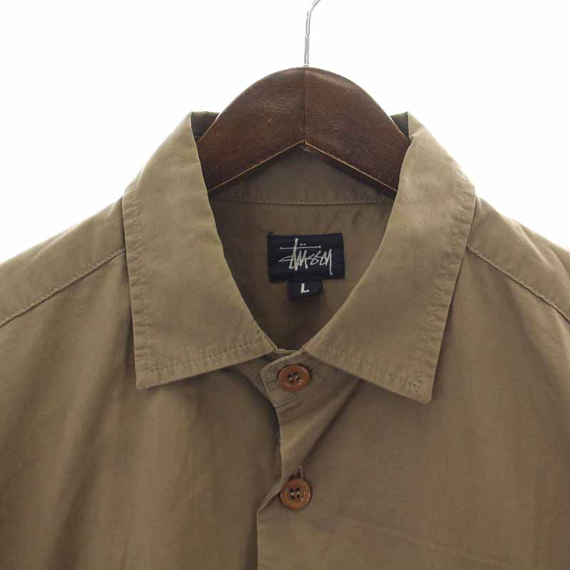 ステューシー STUSSY オールド ヴィンテージ 90s 紺タグ ワークシャツ