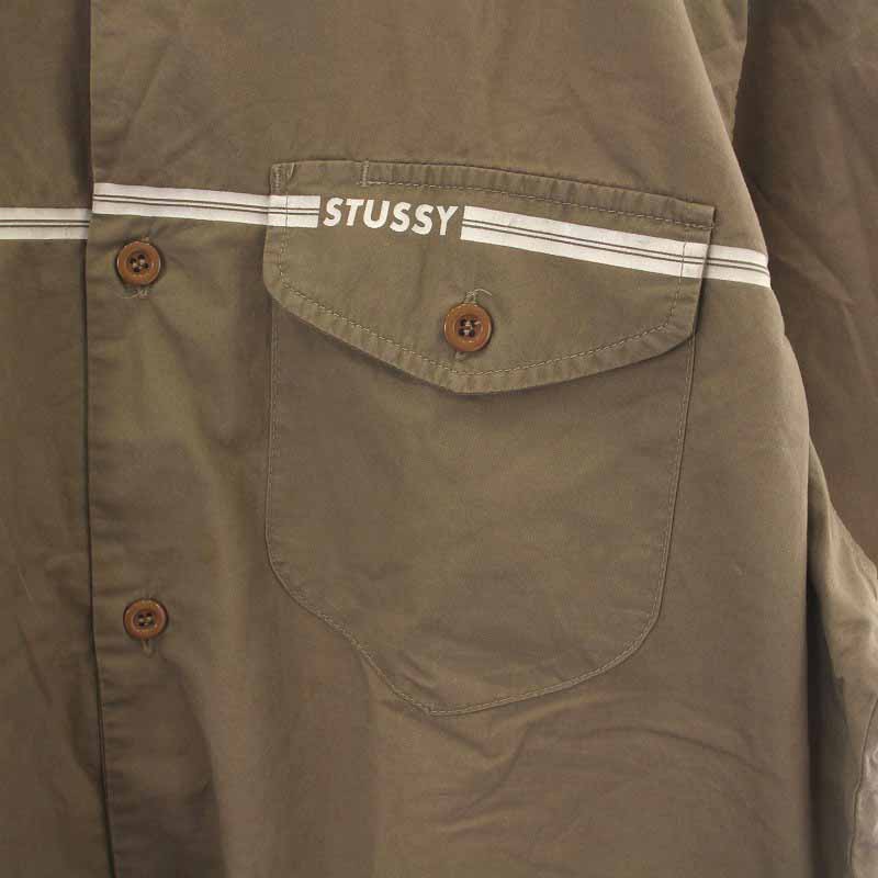 ステューシー STUSSY オールド ヴィンテージ 90s 紺タグ ワークシャツ