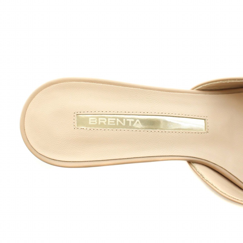 【ラッピング無料】 Deuxieme ベージュ35 サンダル ミュール BRENTA Classe 靴
