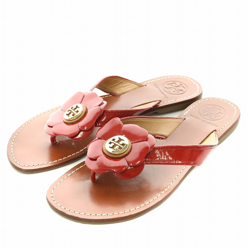 トリーバーチ TORY BURCH トングサンダル フラワーモチーフ