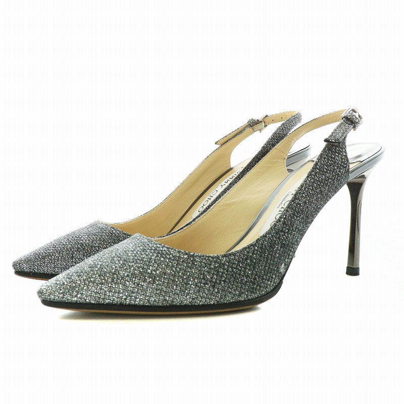 JIMMY CHOO ジミーチュウ グリッターパンプス 【即日発送】ジミー  