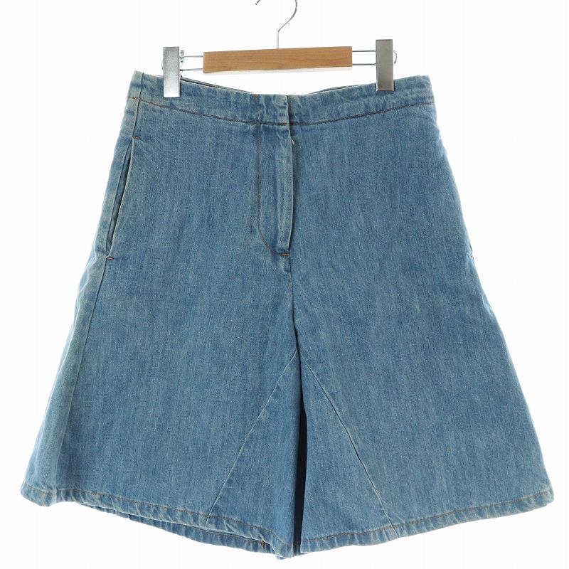 クロエ CHLOE ハーフパンツ 半ズボン デニム ジーンズ ジーパン フレア  