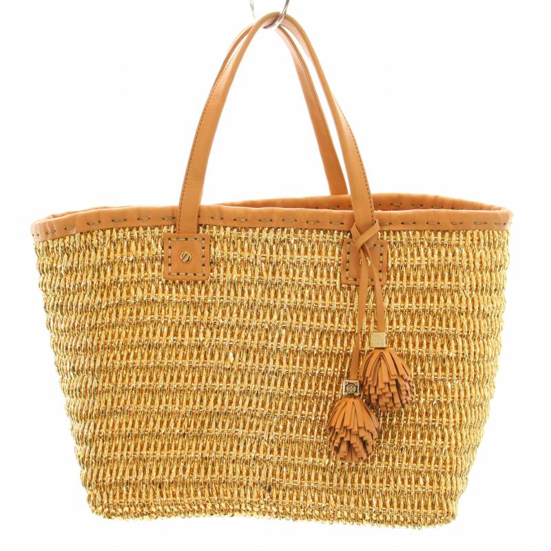 トリーバーチ ラフィアかごバッグ トートバッグ ショルダーバッグ トリーバーチ トートバッグ カゴバッグ ラフィア レディース Tory