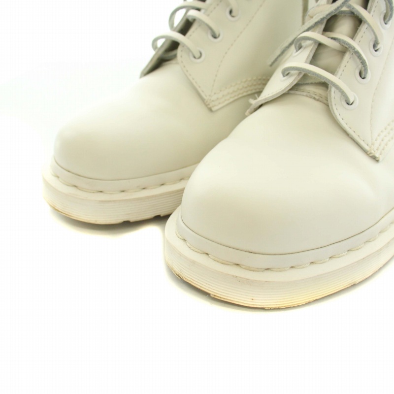 ［新品未使用］Dr. Martens ホワイトレザーブーツ ドクターマーチン DR.MARTENS 1460 8ホールブーツ シューズ
