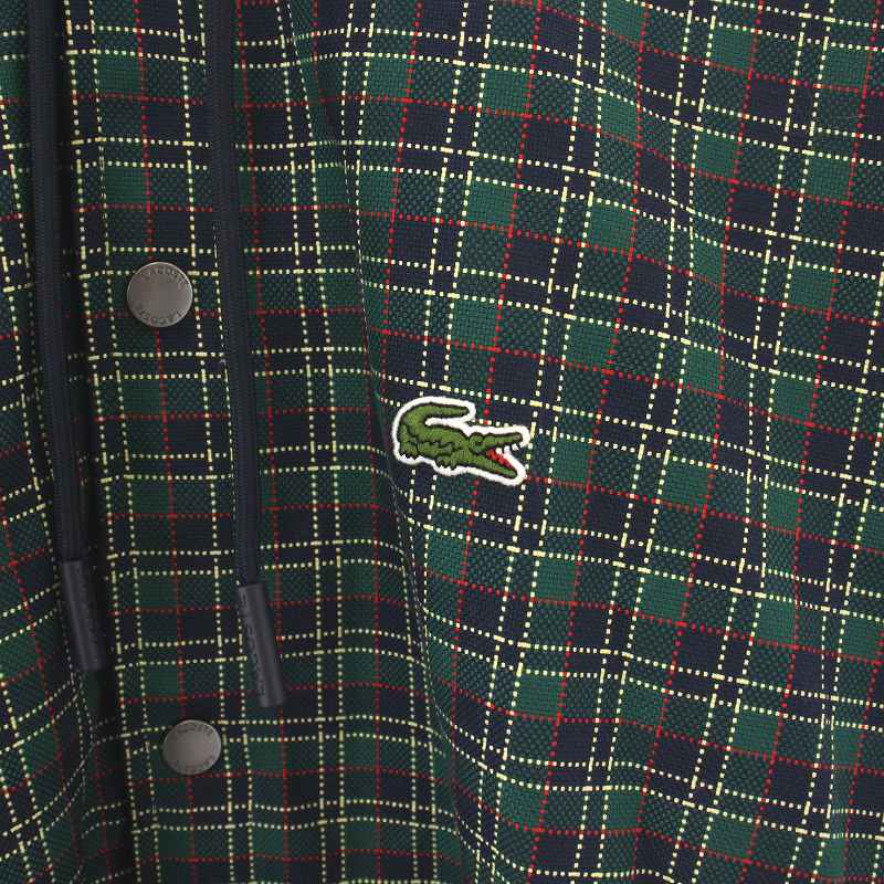 【希少】ラコステ　ボタンブルゾン　ロゴプレート　チェック　XL　大沢商会 RODEO CROWNS WIDE BOWL | LOGO パフ 中綿ブルゾン (ブルゾン