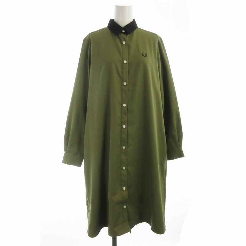 フレッドペリー FRED PERRY FISHTAIL SHIRTDRESS シャツワンピース  