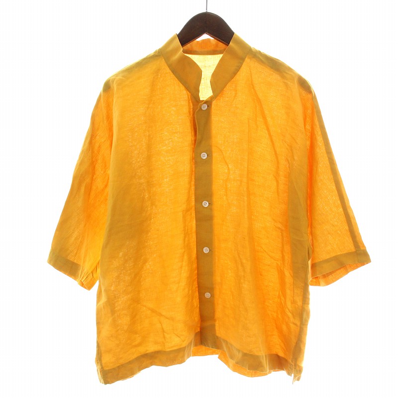 HOMME PLISSE ISSEY MIYAKE タンクトップ イエロー オムプリッセ