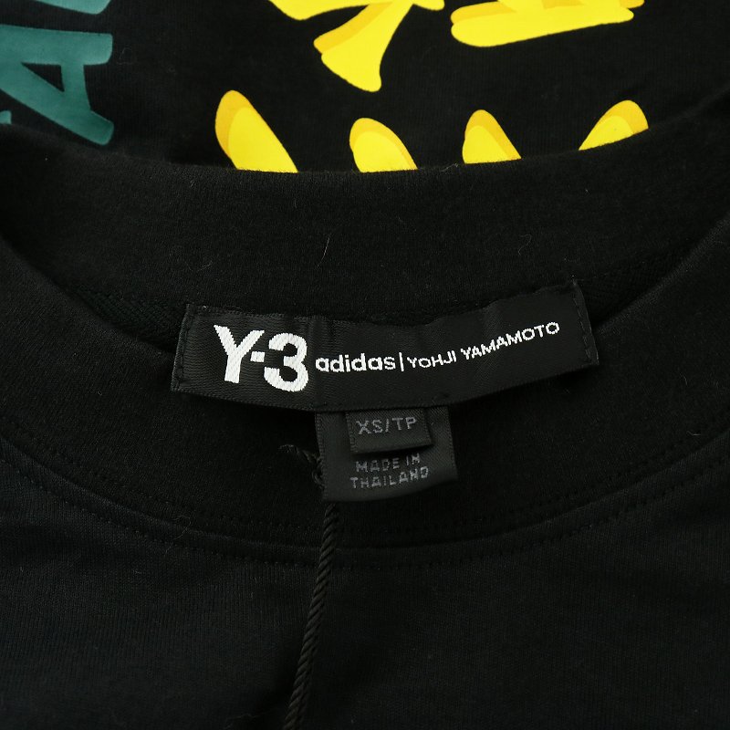 未使用品 ワイスリー Y-3 20SS アディダス 爆走黒鴉刺繍 Tシャツ  