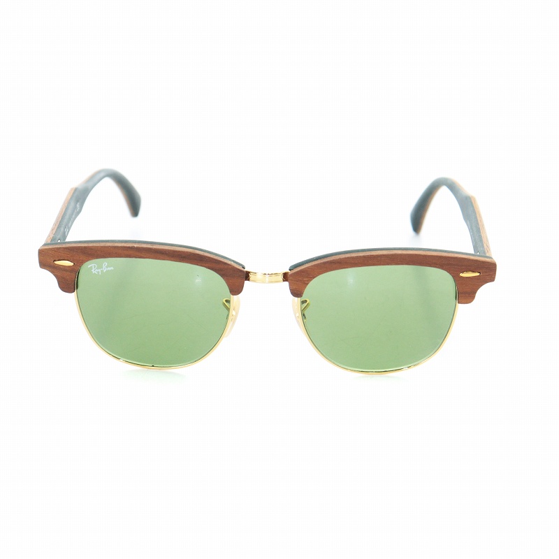 Ray-Ban CLUB MASTER 美品 クラブマスター RB3016 緑 レイバン RAY BAN CLUBMASTER WOOD クラブマスター ウッド