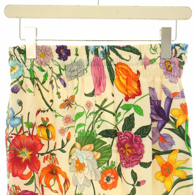 グッチ GUCCI フローラ スカート ミニ フレア イージー 花柄 グッチ GUCCI フローラ スカート ミニ フレア イージー 花柄