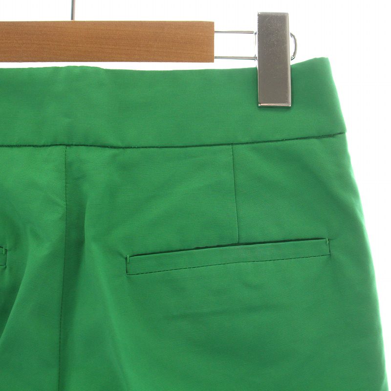 ドゥロワー Drawer 22SS グログランワイドクロップドパンツ ジップ  