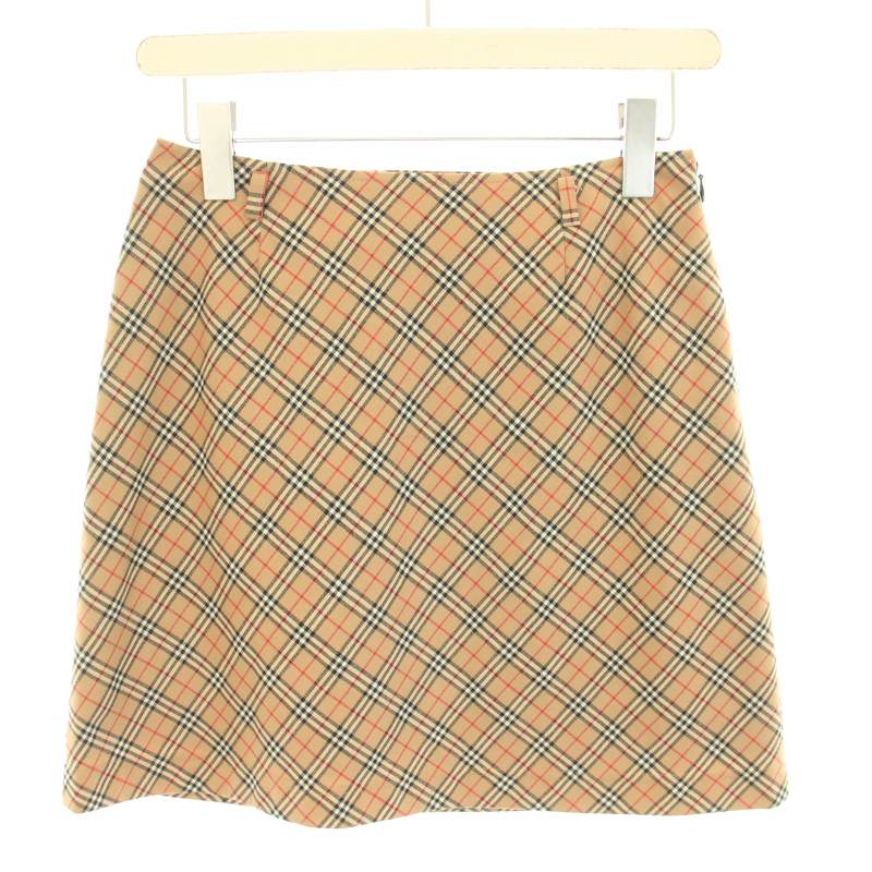 バーバリーブルーレーベル BURBERRY BLUE LABEL スカート ミニ フレア  