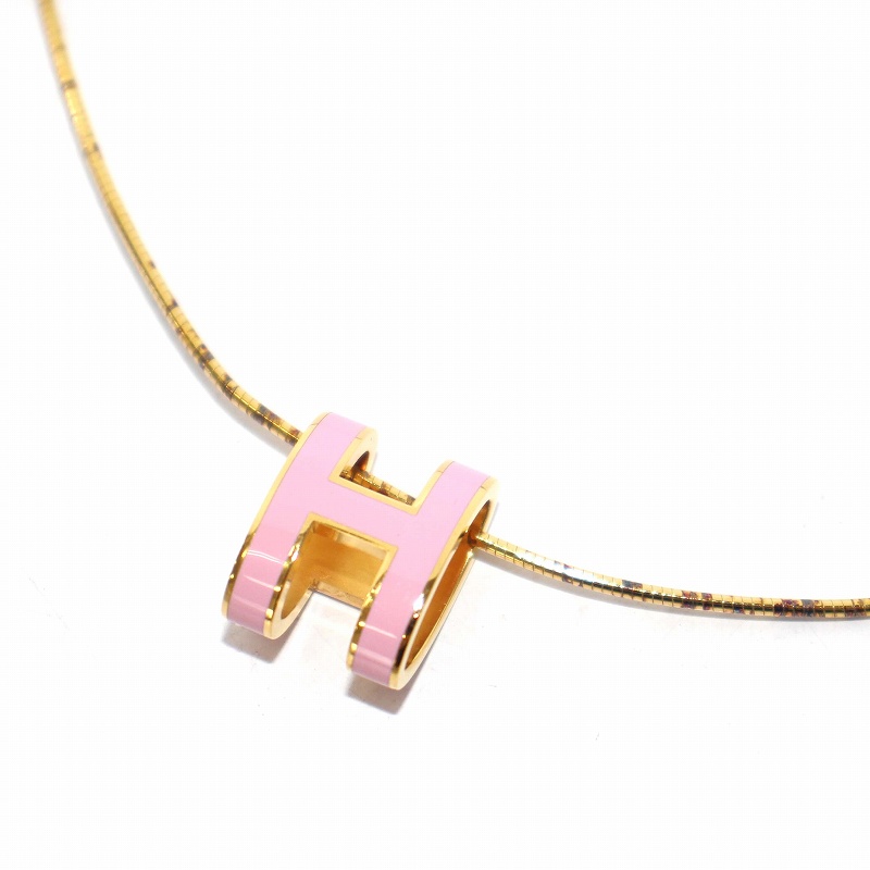 エルメス HERMES ポップアッシュ Hロゴ ネックレス ペンダント 925 箱 