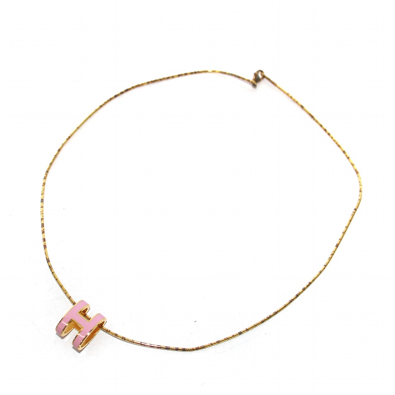 エルメス HERMES ポップアッシュ Hロゴ ネックレス ペンダント