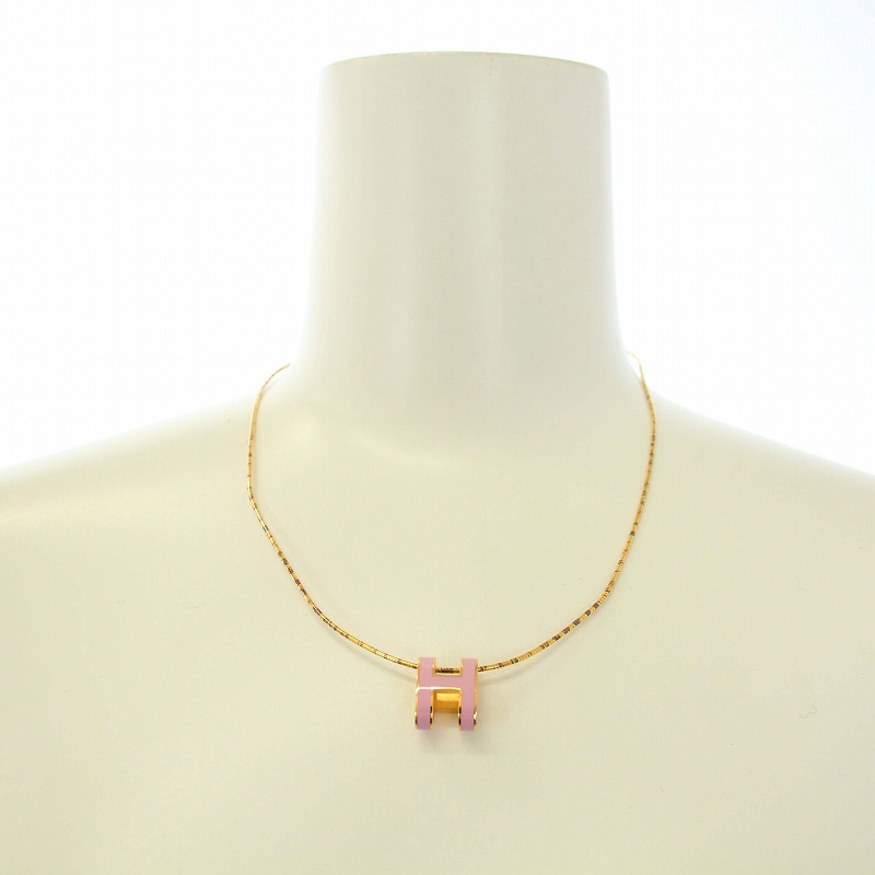 エルメス HERMES ポップアッシュ Hロゴ ネックレス ペンダント