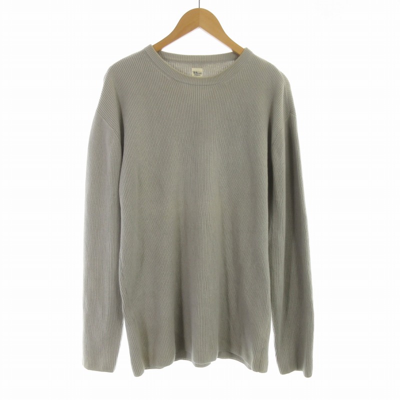 ロンハーマン Ron Herman ニット セーター クルーネック 長袖 S グレー  