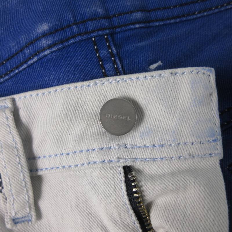 希少 ディーゼル 【DIESEL】雰囲気抜群 THOSHORT デニム ショートパンツ ヴィンテージ W36 最高級加工 ショーツ インディゴ ブリーチ  ディーゼル DIESEL THOSHORT ショートパンツ デニムパンツ ジーパン