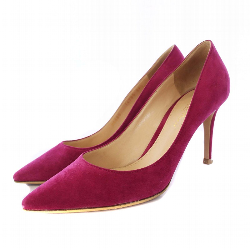 gianvito rossi ジャンヴィットロッシ　パンプス　スウェード　箱付き G24580.85RIC.NUISAND_1.jpg