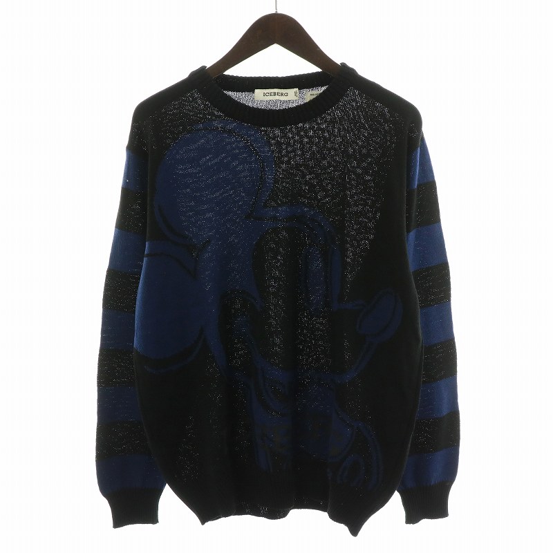アイスバーグ カラーボーダーニット アイスバーグ ICEBERG