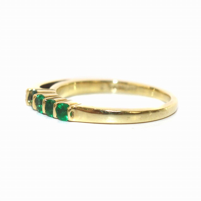 ティファニー TIFFANY & CO. 指輪 リング K18 エメラルド