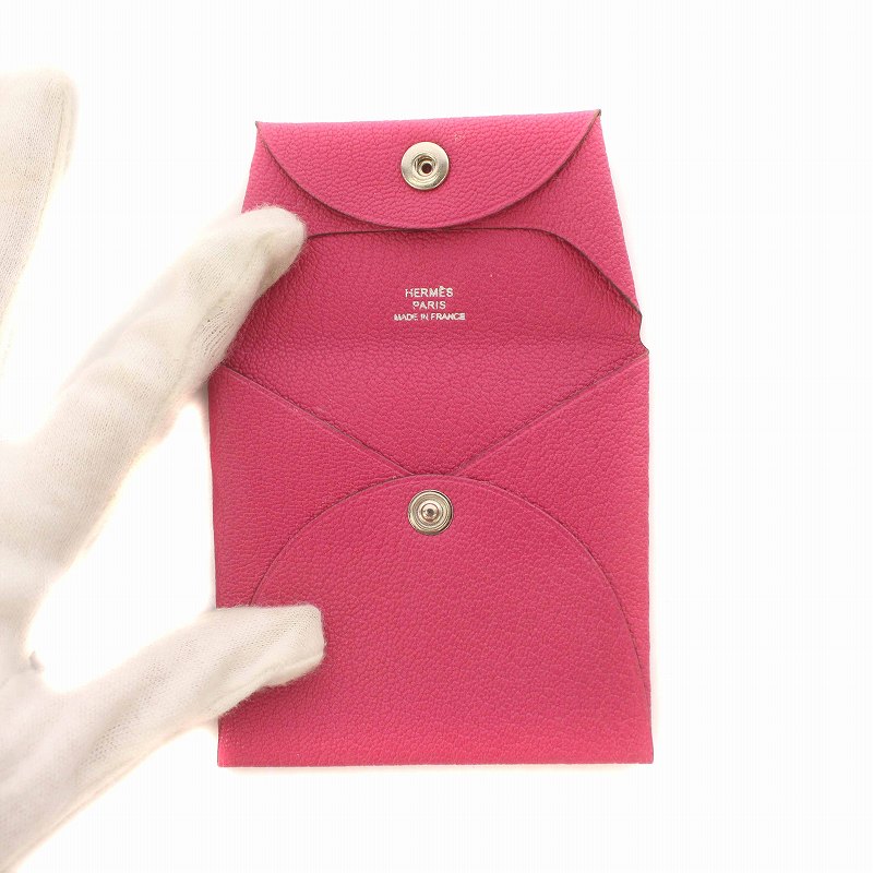 エルメス HERMES バスティア Bastia コインケース 小銭入れ レザー □M 