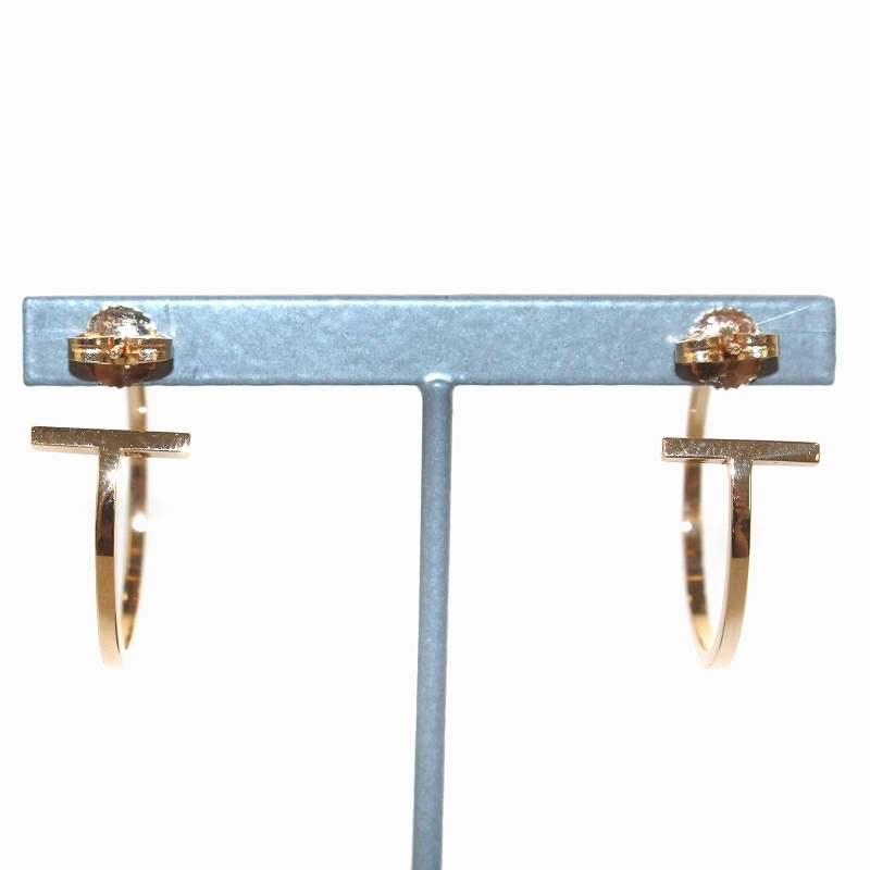 ティファニー TIFFANY & CO. ティファニー T フープ ピアス イエロー