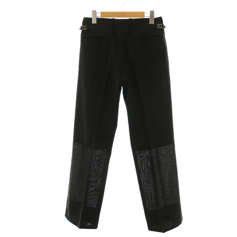 ルイヴィトン LOUIS VUITTON LV金具 サイドシンチ パンツ スラックス 