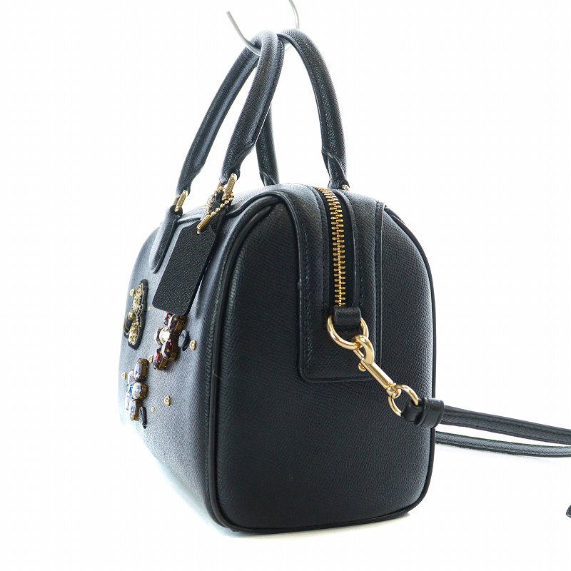 コーチ COACH ショルダーバッグ ハンドバッグ 2way レザー ビジュー 