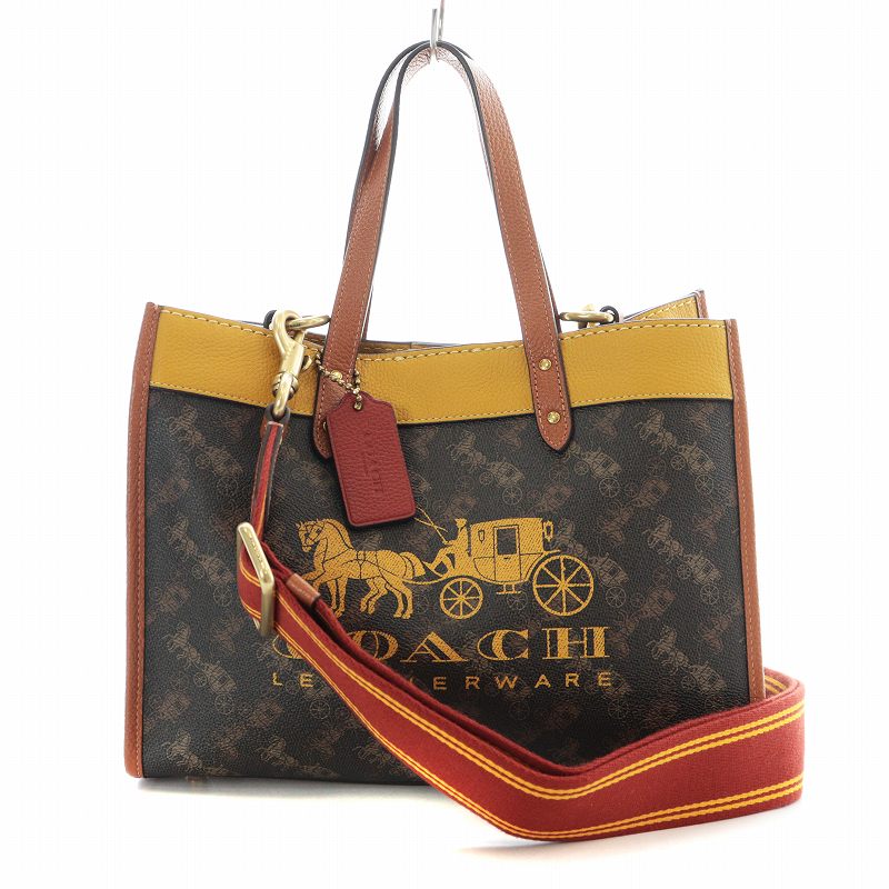 コーチ COACH フィールド トート 30 ウィズ ホース アンド キャリッジ  