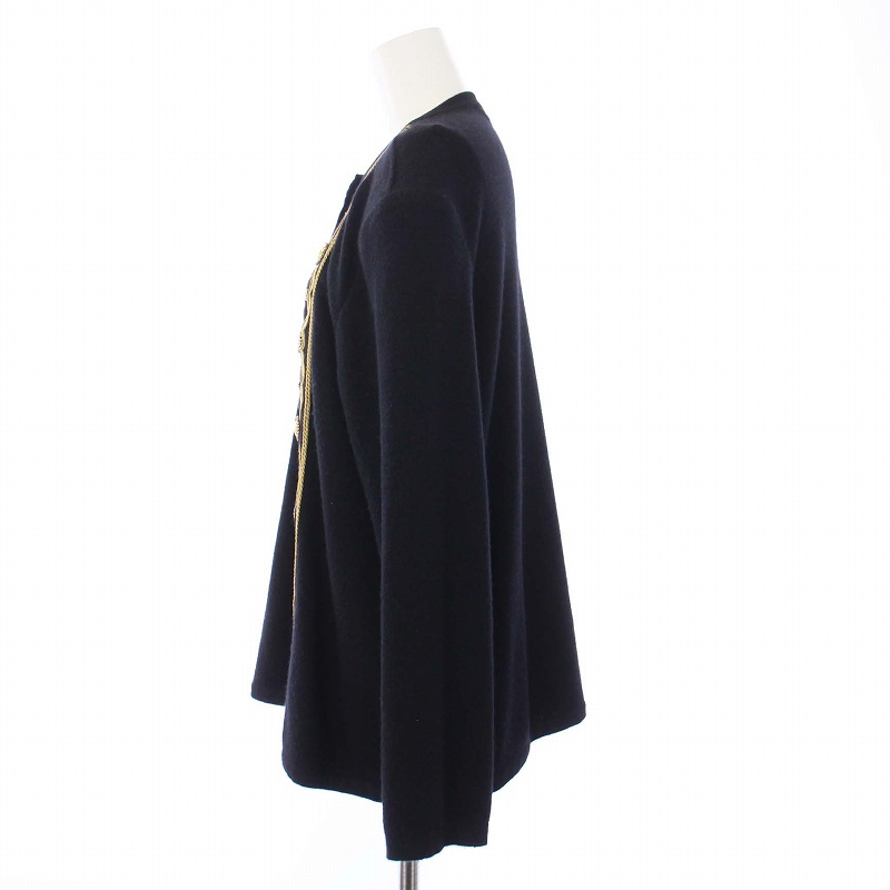 【美品】クリスチャンディオール　プレタポルテ　カーディガン　ブラック クリスチャンディオール Christian Dior プレタポルテ