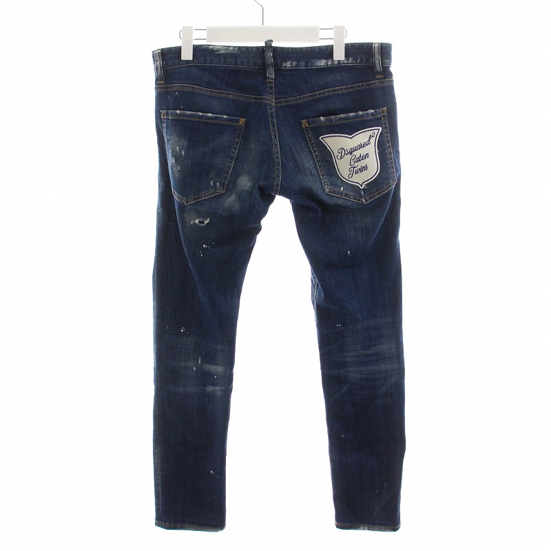 ディースクエアード DSQUARED2 18SS ワッペンデザイン デニムパンツ  