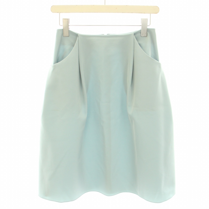 フォクシーニューヨーク フレアスカート 水色 38