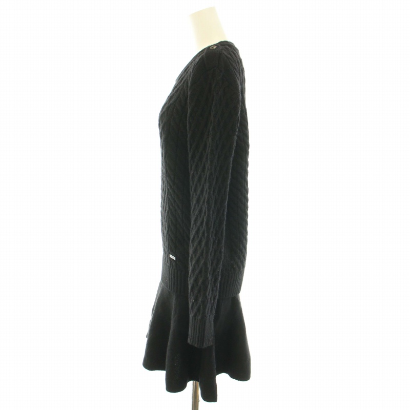 バーバリーブルーレーベル BURBERRY BLUE LABEL ニットワンピース ひざ