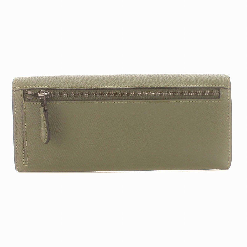コーチ COACH 長財布 二つ折り レザー カーキ 57715 /YI19