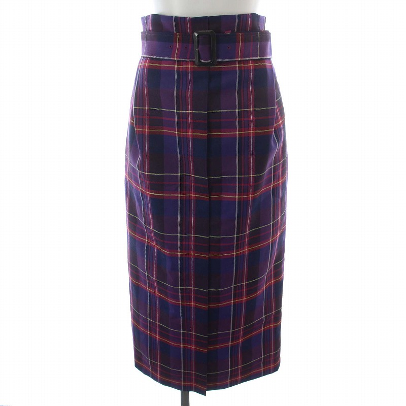 フレイアイディー FRAY I.D タックハイウエストスカート ベルト ロング  