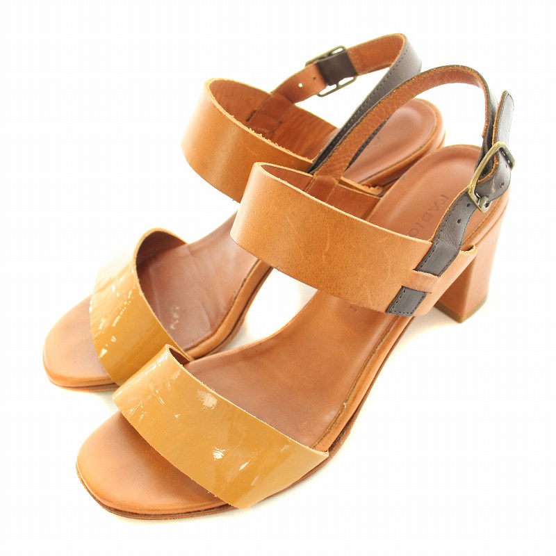 ファビオルスコーニ FABIO RUSCONI ストラップサンダル スクエアトゥ  